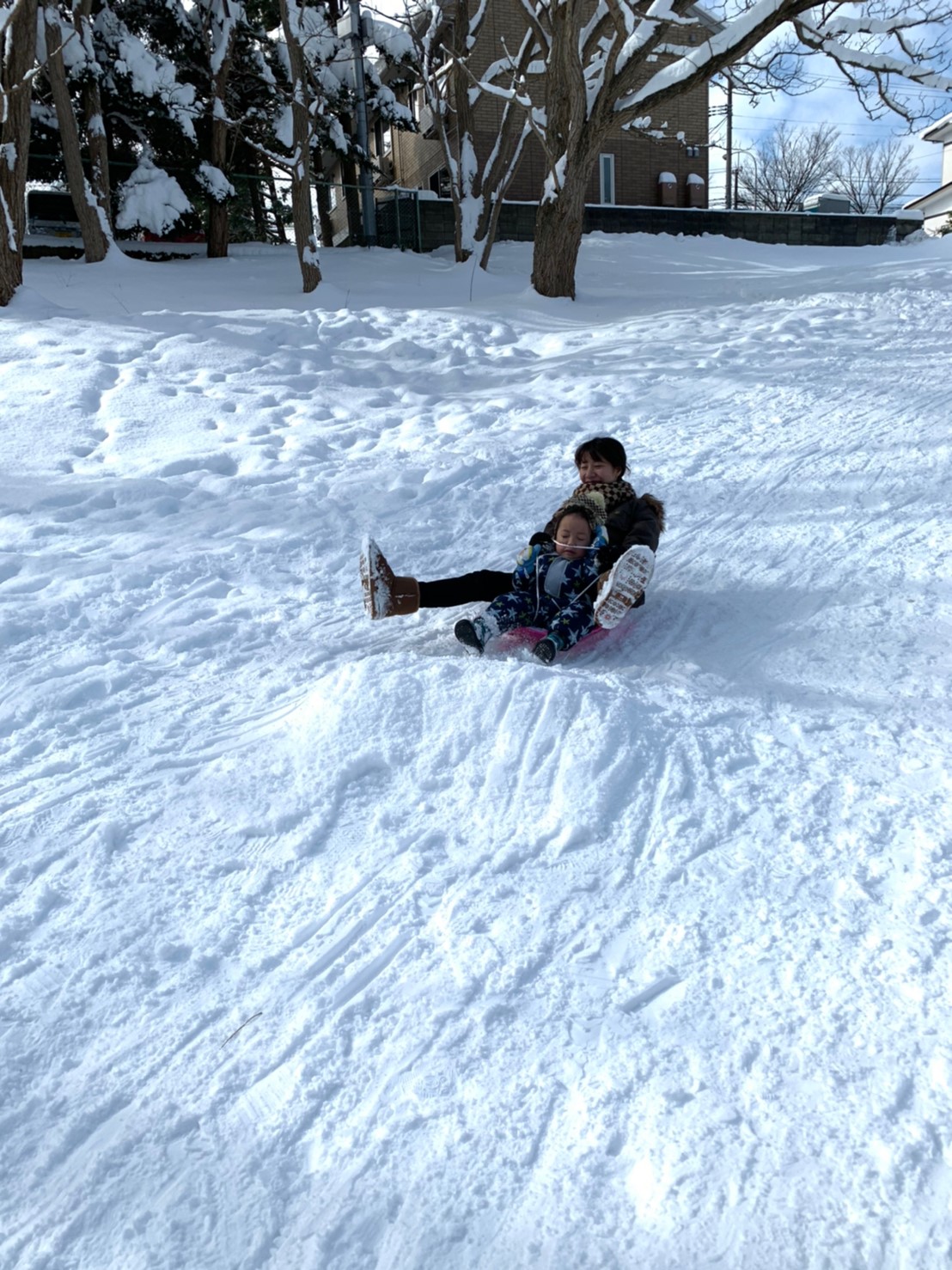 念願の雪あそび In手形山公園